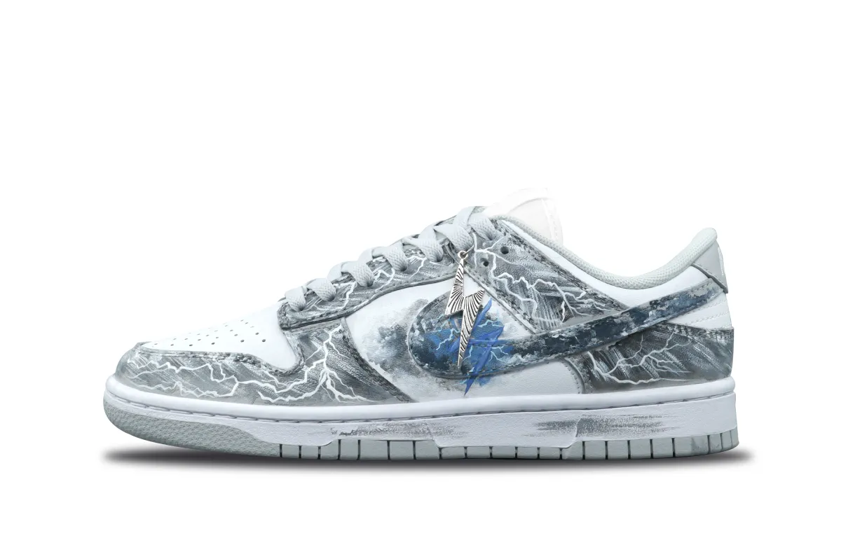 Nike Dunk Low top Skateboard Shoes Men's Gray