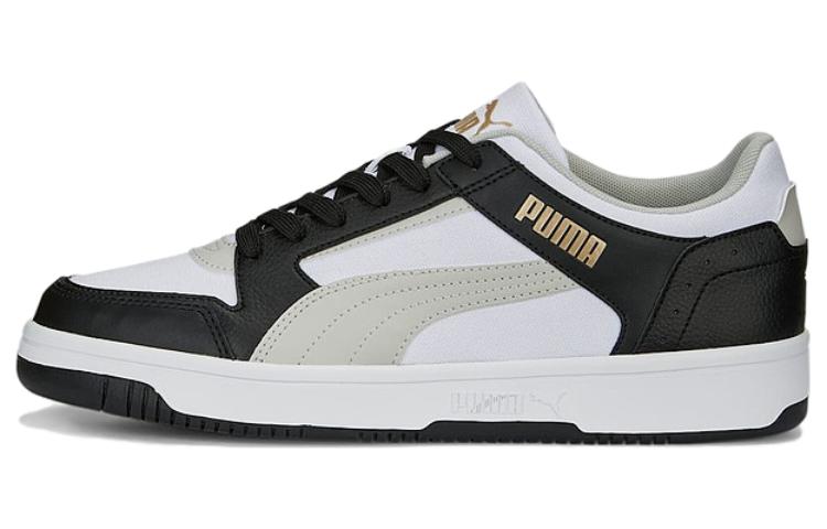 Кеды PUMA Rebound Joy (бело-серо-золотые)