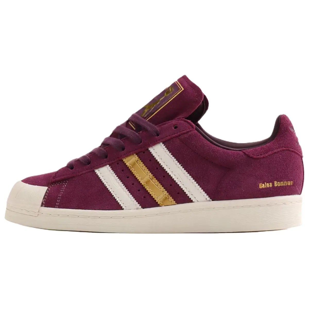 Adidas Originals x Wales Bonner JABBAR Low top Skateboard Shoes Unisex Red White Gold