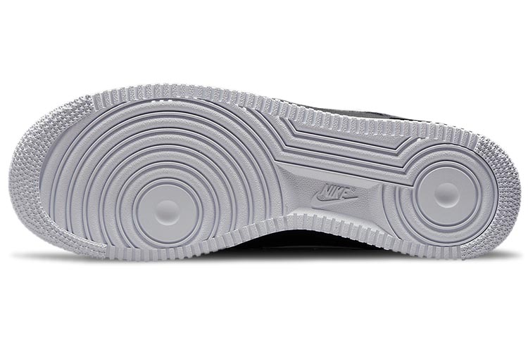 Мужские кроссовки Nike Air Force 1 (черные / белые) — Чёрный / белый — фото 6