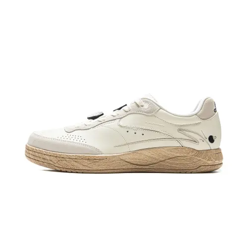 Li Ning x XUPERMAN Hedge Low top Skateboard Shoes Unisex Ecru