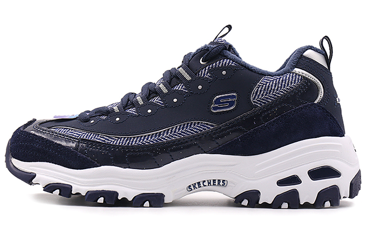 Женские кеды Skechers D'LITES 1.0 (темно-синие) — фото 1