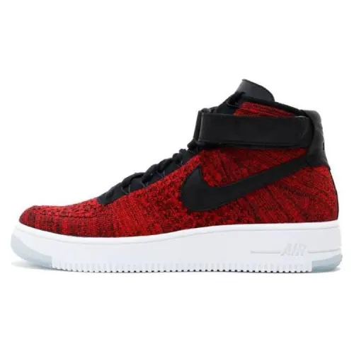 Nike Air Force 1 Ultra Flyknit Mid University Red Black