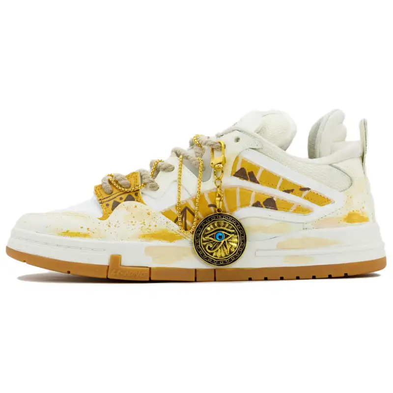 Li Ning Wave PRO Coverage Slip Resistant Cushioning Coverage Slip Resistant Cushioning Low top Skateboard Shoes Unisex