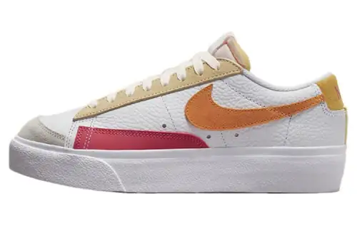 Nike Blazer Platform 'White Yellow Brown' Women's