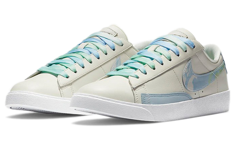 Женские кроссовки Nike Blazer (сине-белые) — Синийбелый — фото 3