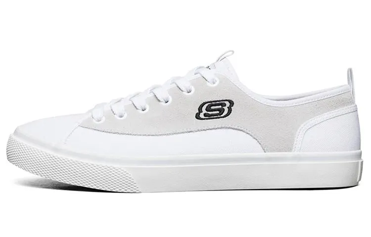 Skechers V'lites Skateboard Shoes Men's Low Top White