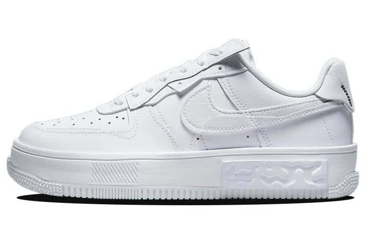 Nike Air Force 1 Low Fontanka Triple White Multi Color Swoosh Women's