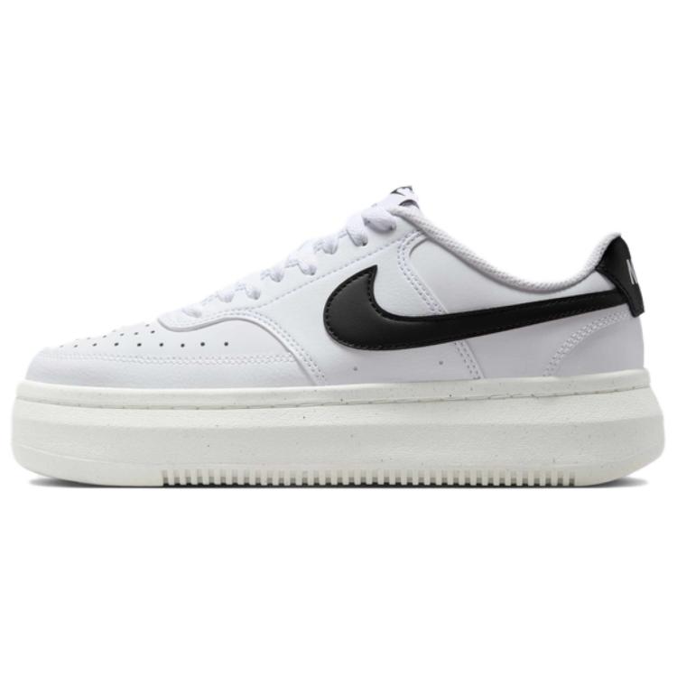 Женские кеды Nike Nike Court Vision Alta (бело-черные)