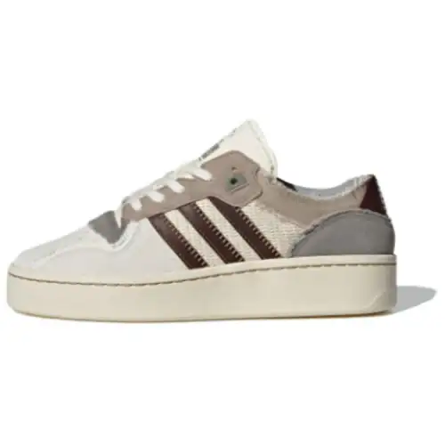 Adidas Originals Rivalry Slip Resistant Abrasion Resistant Low top Skateboard Shoes Unisex Beige Brown