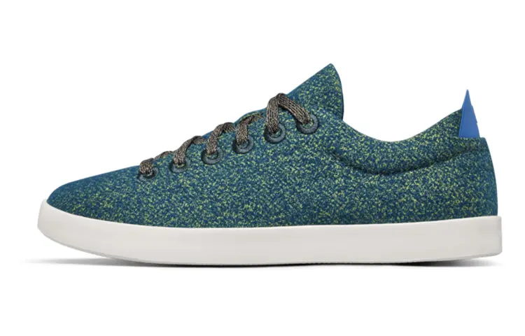 Allbirds Wool Piper Lightweight Low top Skateboard Shoes Women's Mysterious Garden Blue