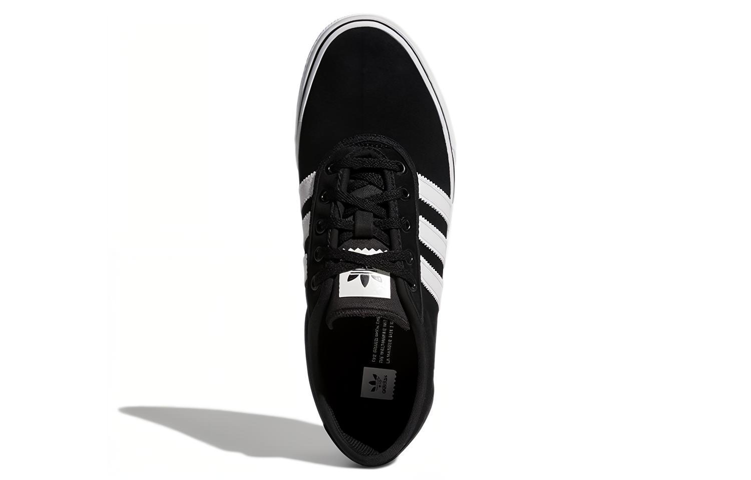 Кеды adidas Adiease (черно-белые) — фото 5