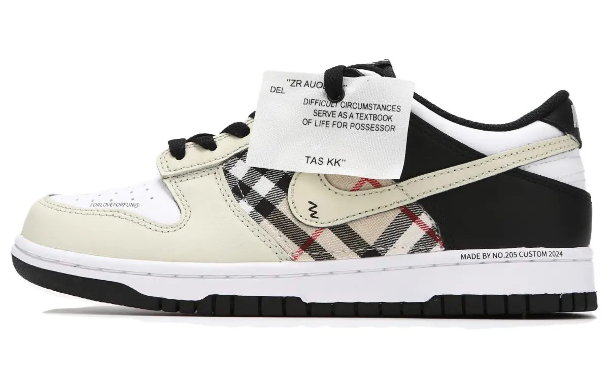 Nike Dunk Low Retro Panda Slip Resistant Abrasion Resistant Low top Skateboard Shoes Men's Black White