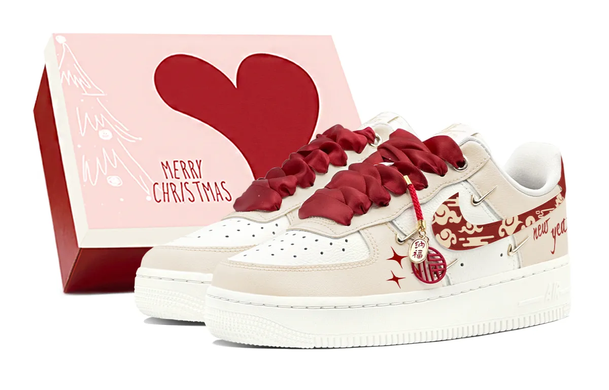 Nike Air Force 1 Slip Resistant Abrasion Resistant Slip Resistant Abrasion Resistant Low top Skateboard Shoes Women's