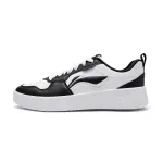Li Ning First Cloud Coverage Abrasion Resistant, Breathable Low top Skateboard Shoes Men's Black White