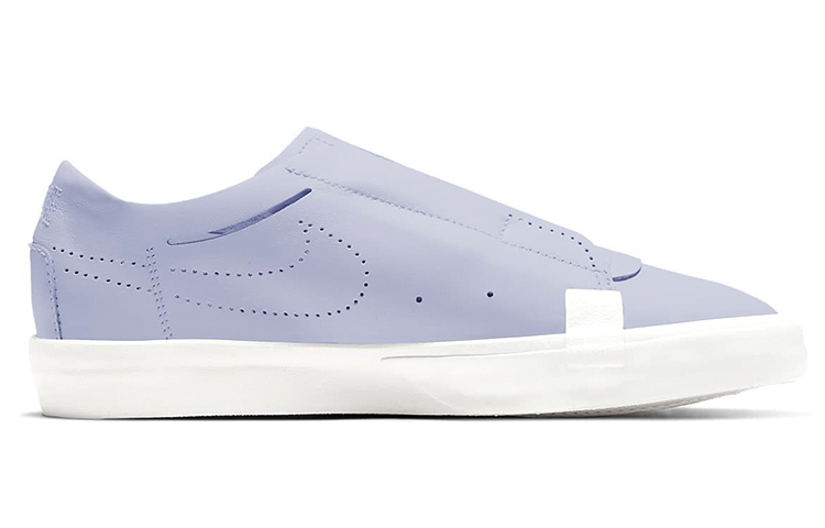 Женские кроссовки Nike Blazer Kickdown (бело-сиреневые) — фото 2