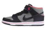 Nike Sb Dunk Mid Black Medium Grey