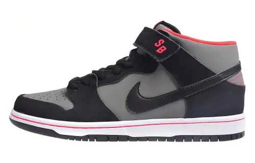 Nike Sb Dunk Mid Black Medium Grey