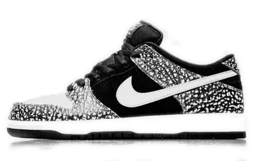 Nike Dunk SB Coverage Slip Resistant Low top Skateboard Shoes Men's Black