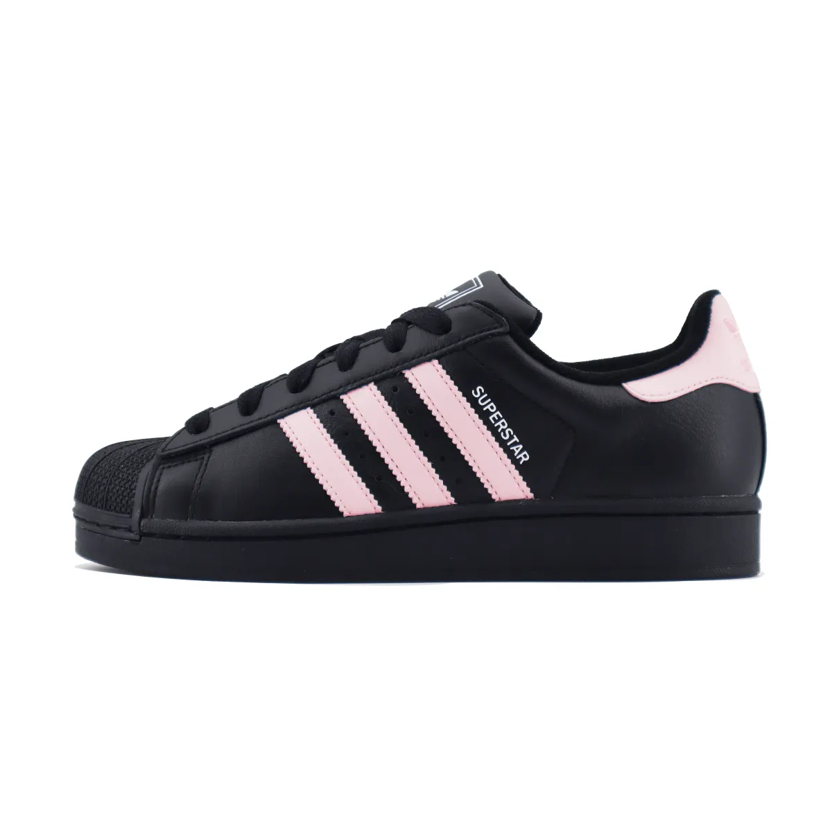 Adidas Originals Superstar 2 Comfortable Low top Skateboard Shoes Unisex Black Pink