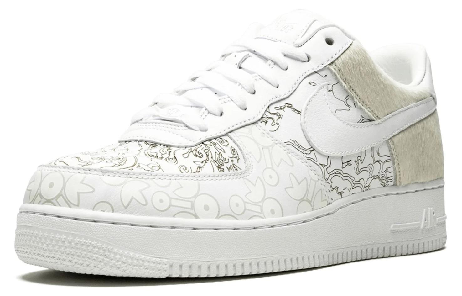 Кроссовки Nike Air Force 1 Premium (белые) — фото 2