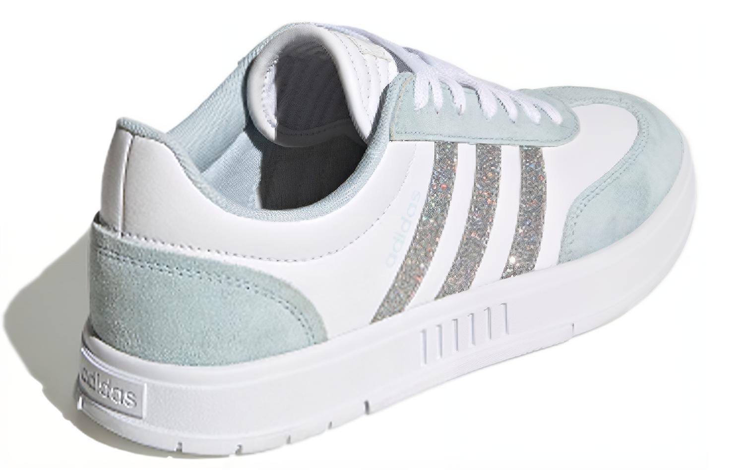 Женские кеды adidas neo Gradas (белый / синий / серебристый) — фото 4