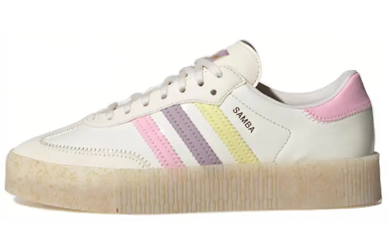 Adidas Sambarose White Pink Purple Women's