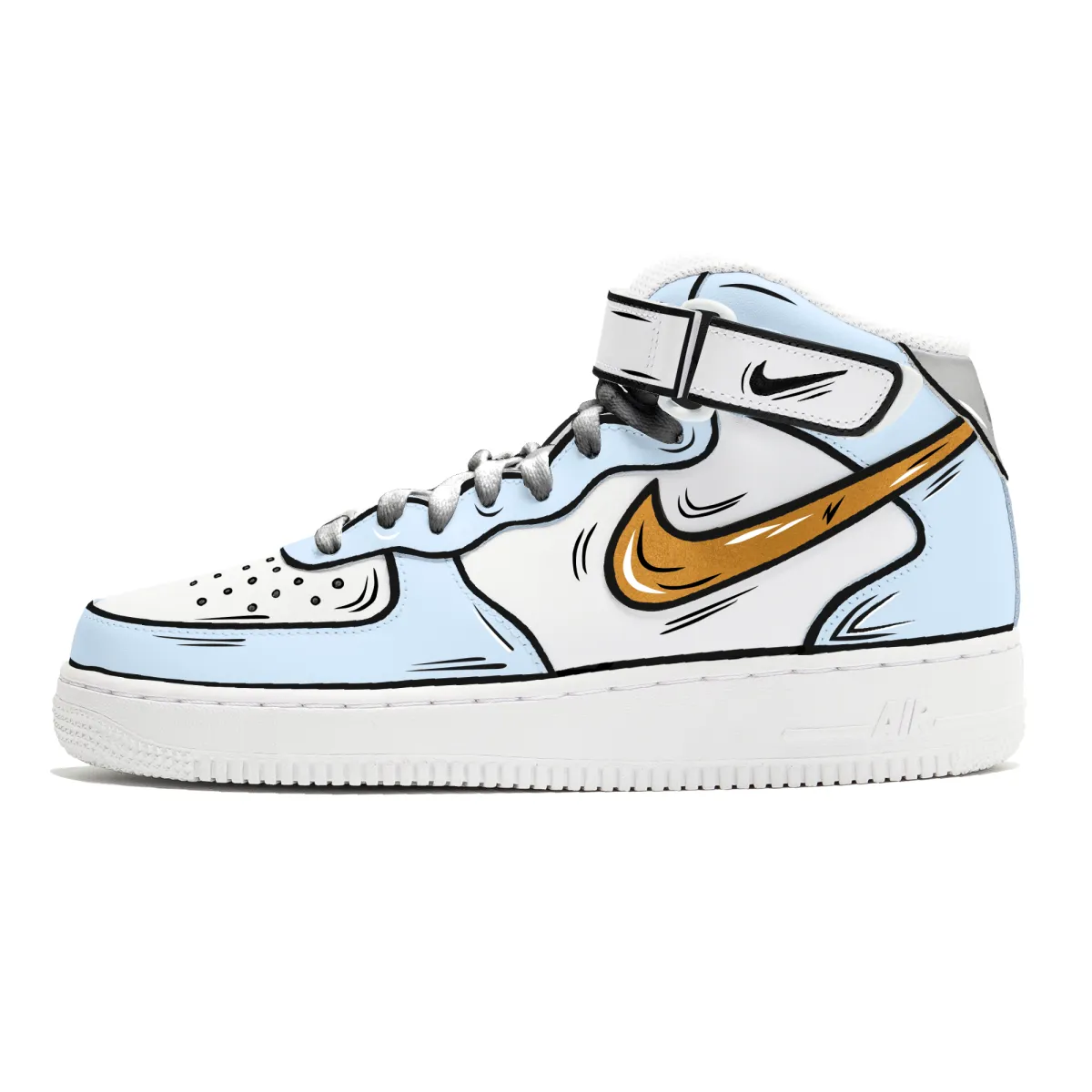 Nike Air Force 1 Coverage Slip Resistant Abrasion Resistant Coverage Slip Resistant And Abrasion Resistant Mid top