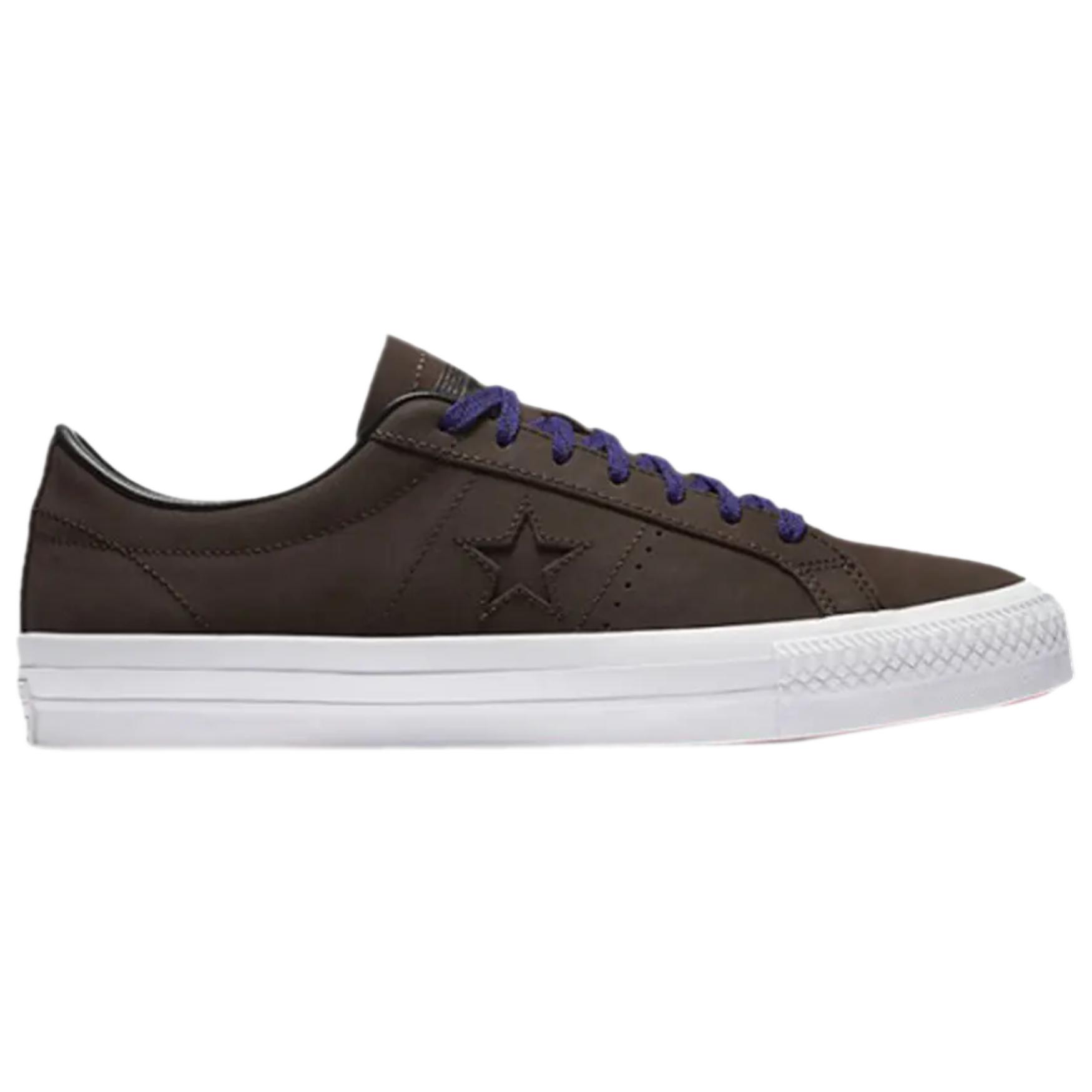 Кеды Converse One Star Pro (коричневые) — фото 2
