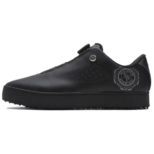 FILA Icona Slip Resistant Abrasion Resistant Low top Skateboard Shoes Men's Black