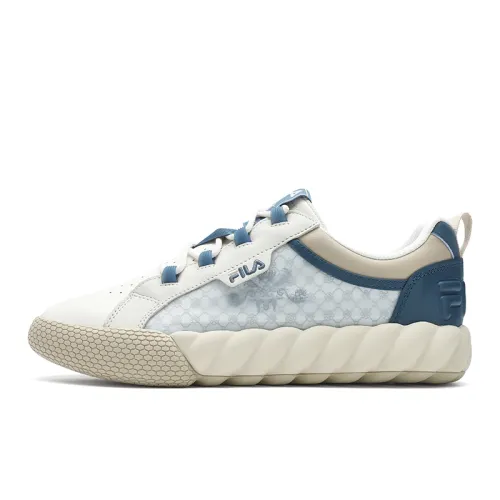FILA CAMPO VERSAILLES Versatile Low top Skateboard Shoes Men's White