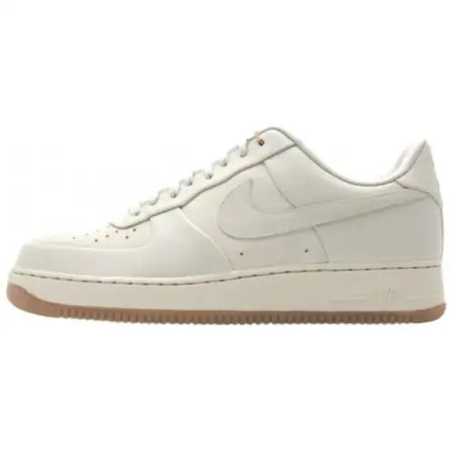 Nike Air Force 1 Supreme Slip Resistant Abrasion Resistant Low top Skateboard Shoes Men's White
