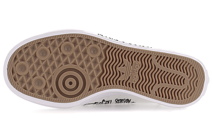 Кеды adidas originals NIZZA Rf (бело-черный) — фото 6