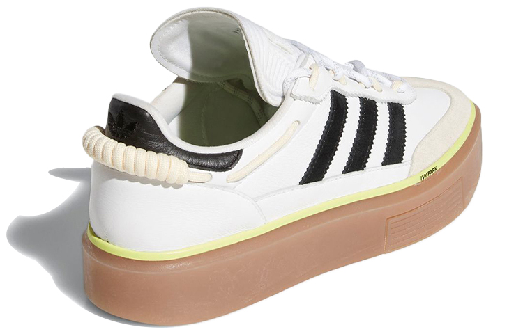 Женские кеды adidas originals x Beyonce Ivy Park Super Sleek 72 (бело-черный) — фото 4