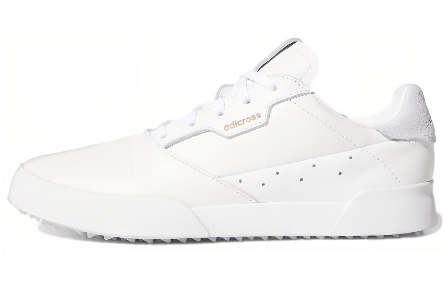 Adidas Adicross Retro Golf Synthetic Leather Casual Abrasion Resistant Slip Resistant Low top Skateboard Shoes Women's