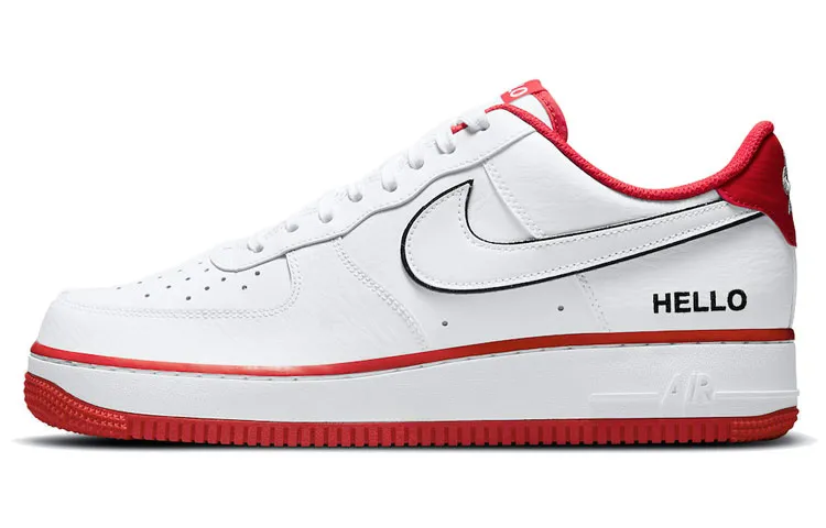 Nike X Urbanstar Air Force 1 '07 Lx 'HELLO Pack White University Red'