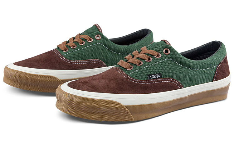 Кеды Vans Era OG LX (зелено-коричневые) — фото 2