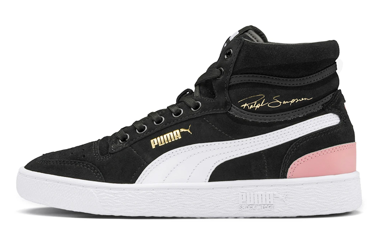 Женские кеды PUMA Ralph Sampson (черно-розовый)