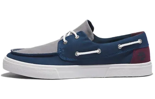 Timberland Union Wharf 2.0 Ek+ Casual Wear resistant And Lightweight Low top Skateboard Shoes Men's Gray Blue