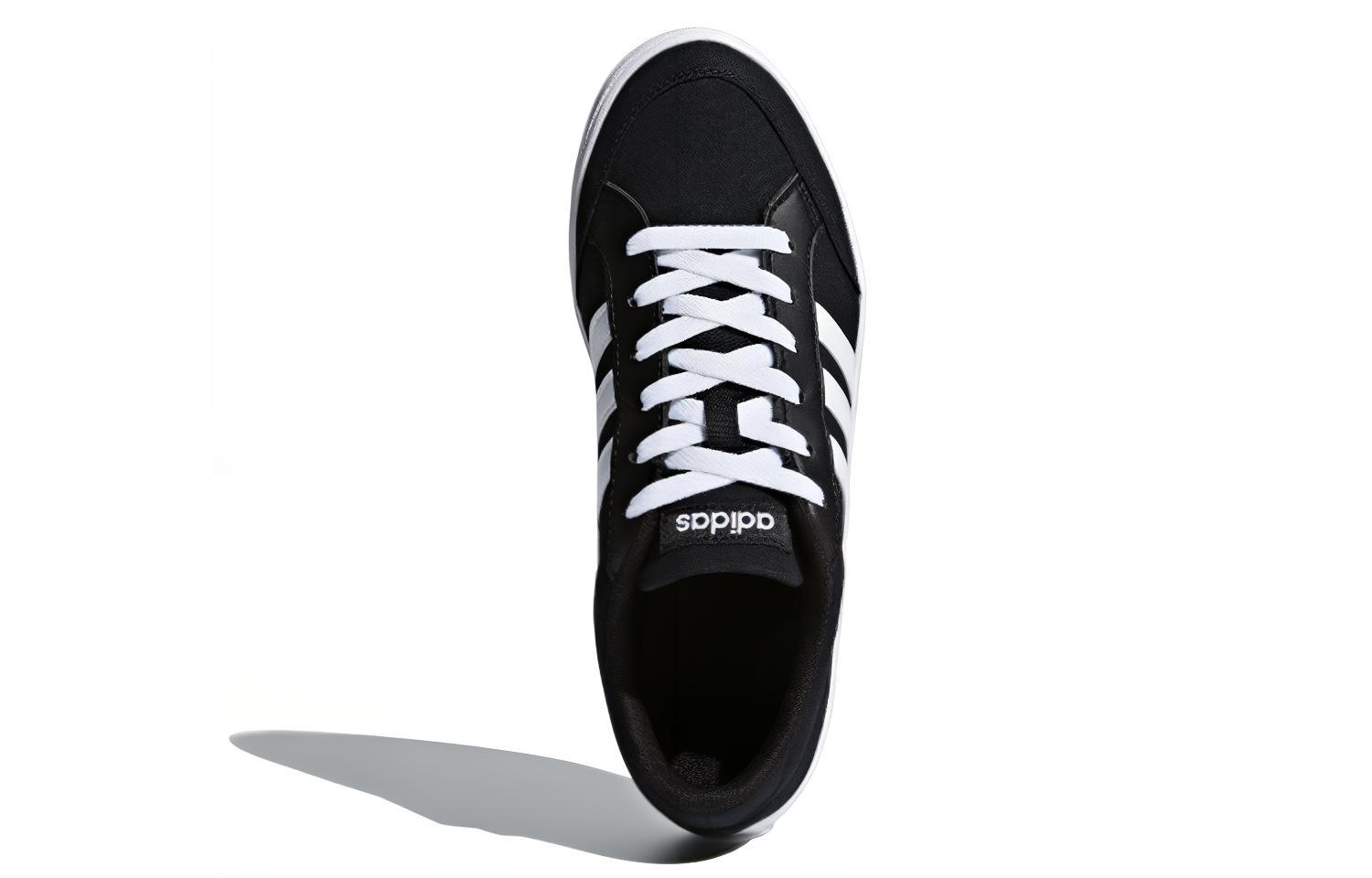 Кеды adidas neo Vs Set (черно-белые) — Чёрный / белый — фото 4