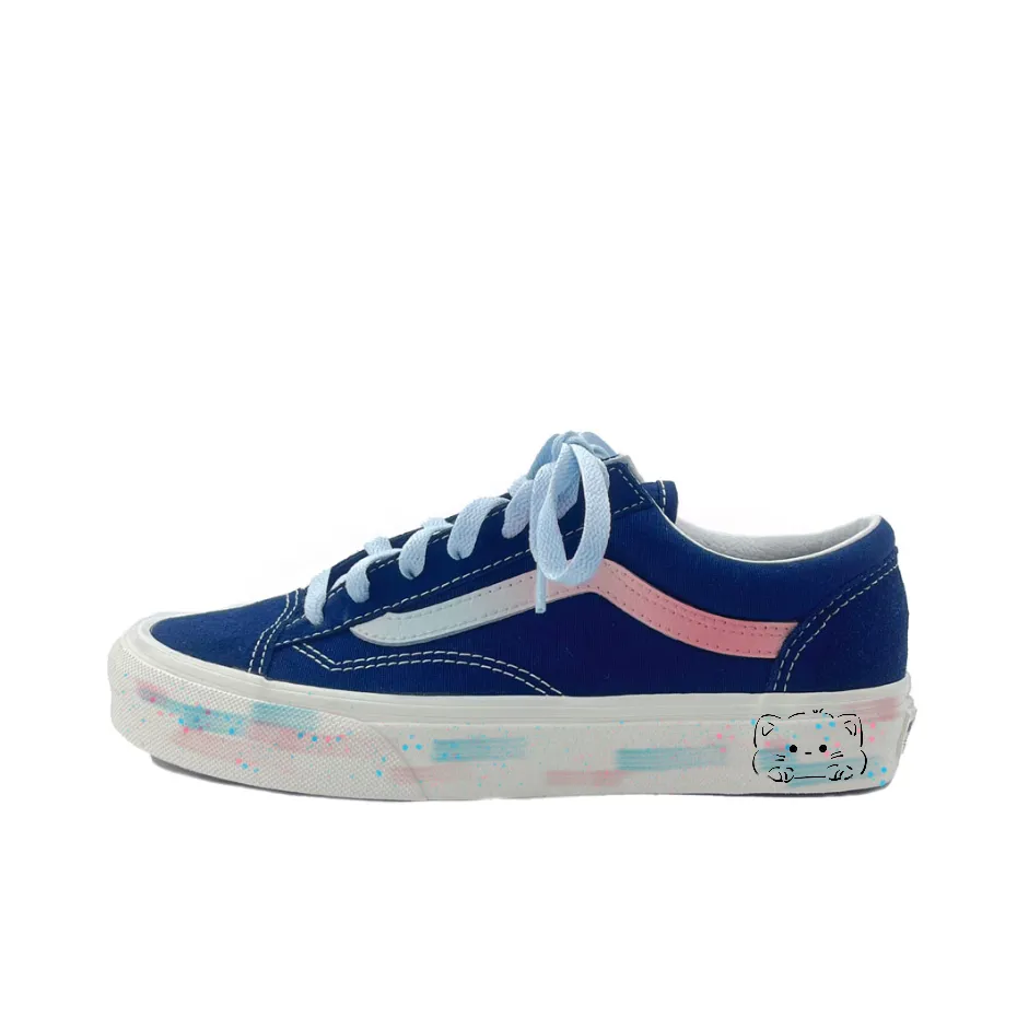 Vans Style 36 Skateboard Shoes Unisex Low Top Blue