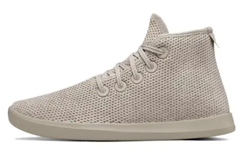 Allbirds Tree Toppers Slip Resistant Cushioning High top Skateboard Shoes Women's Stone Rock Gray
