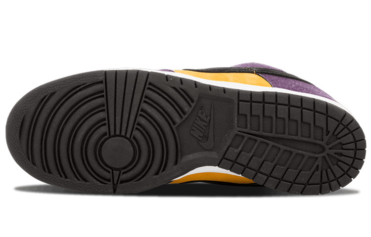 Мужские кеды Nike Dunk SB Goofy Boy (фиолетовый / желтый / черный) — Фиолетовый / жёлтый / чёрный — фото 5