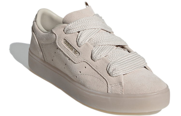 Женские кеды adidas originals Sleek Fat Laces (коричневые) — Коричневый — фото 3