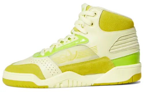 Adidas Originals Carerra High top Skateboard Shoes Women's Yellow Green