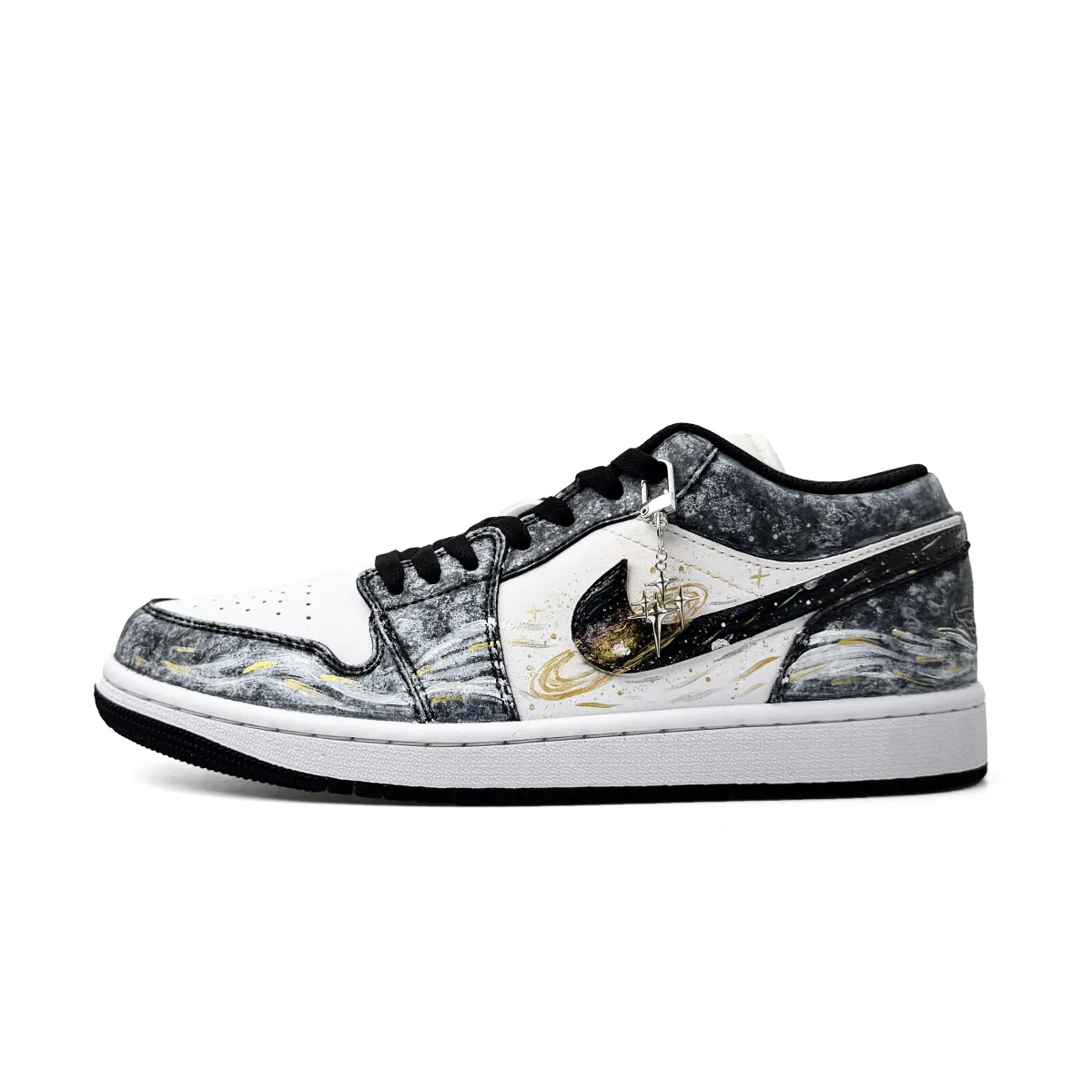 Jordan Air Jordan 1 Spring Summer Ambient, Preppy Style, Couple Love Confession Abrasion Resistant Low top
