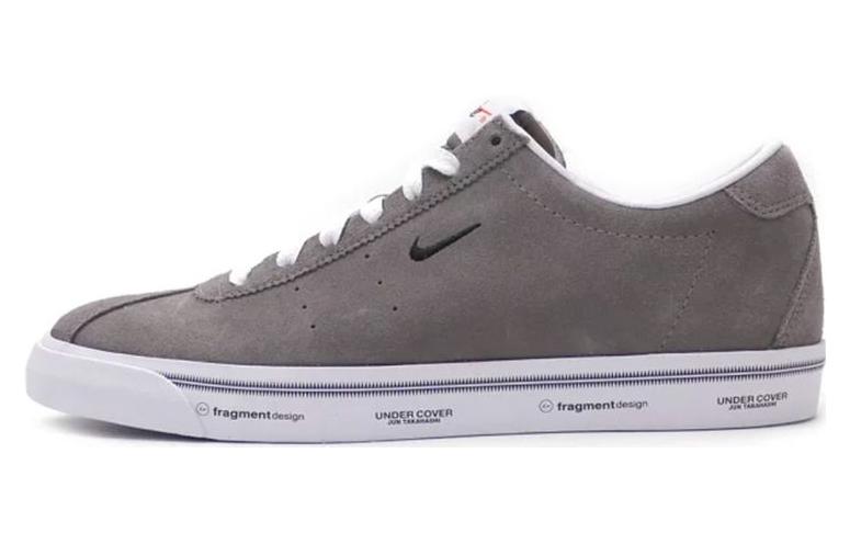 Fragment Design x Nike Match Classic Non slip Lightweight Low top Skateboard Shoes Unisex Gray