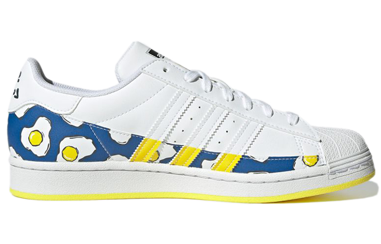 Кеды adidas Superstar (бело-синие) — фото 2