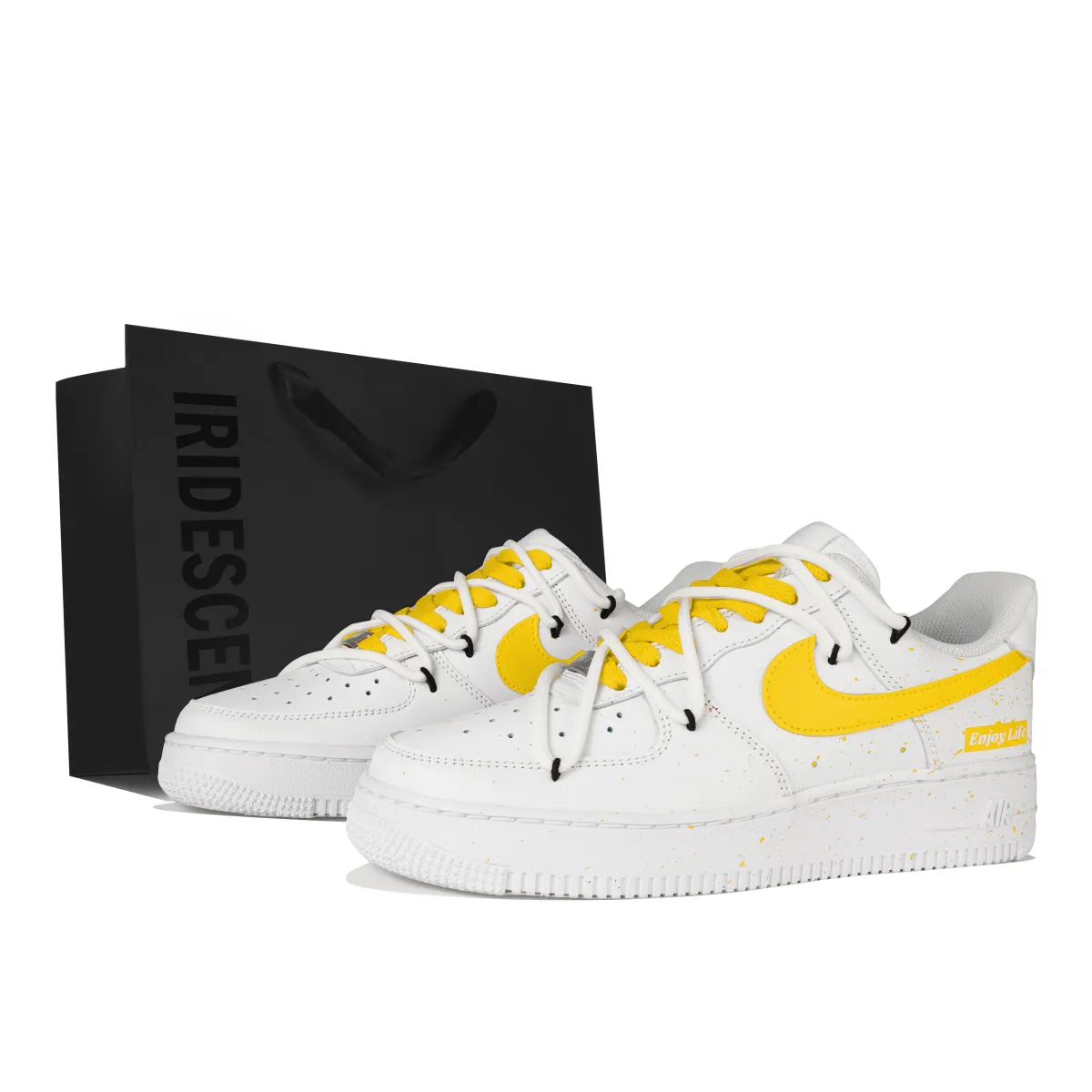 Nike Air Force 1 Slip Resistant Cushioning Low top Skateboard Shoes Women's White