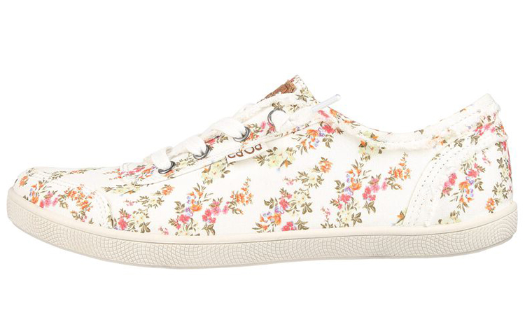 Skechers Bobs Skateboard Shoes Women's Low Top White/Multicolor